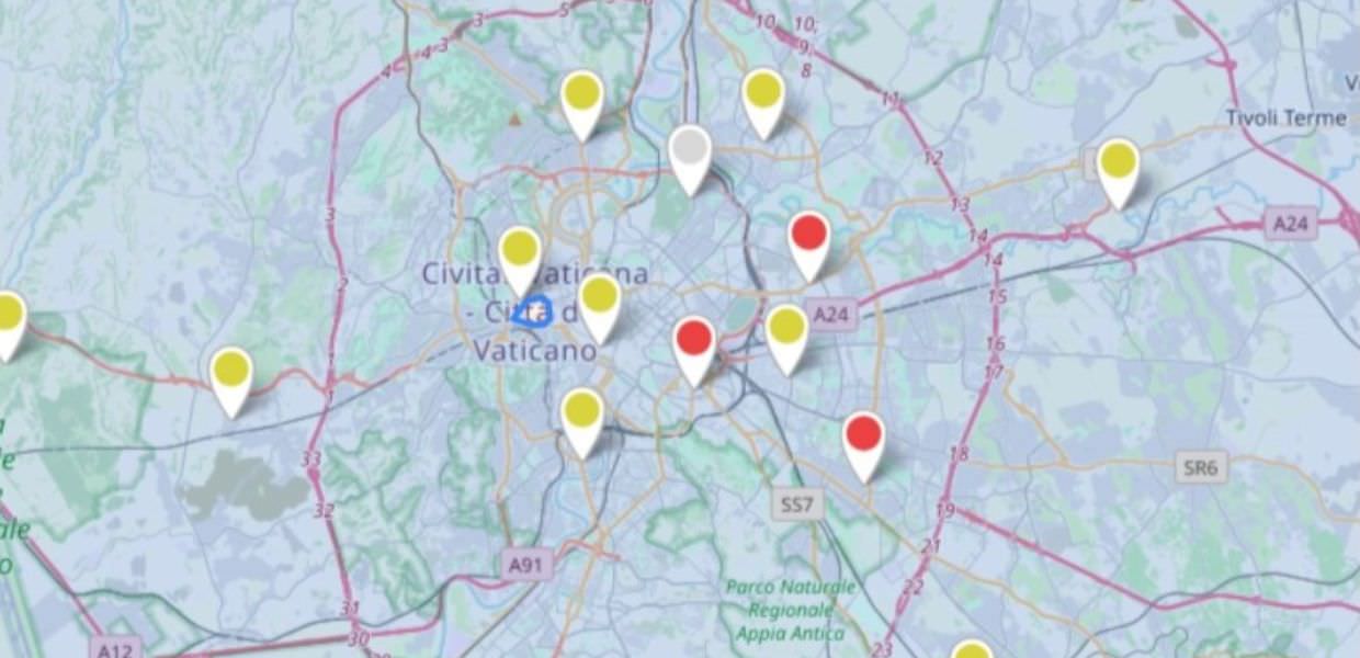 roma smog blocco traffico