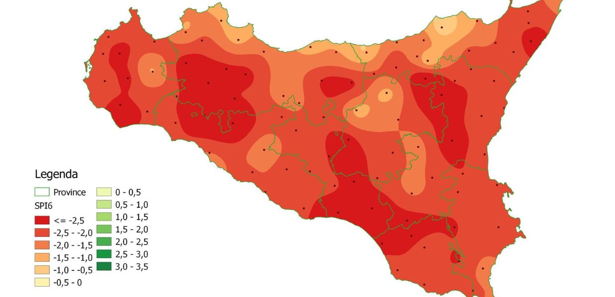 sicilia siccita stato calamita naturale