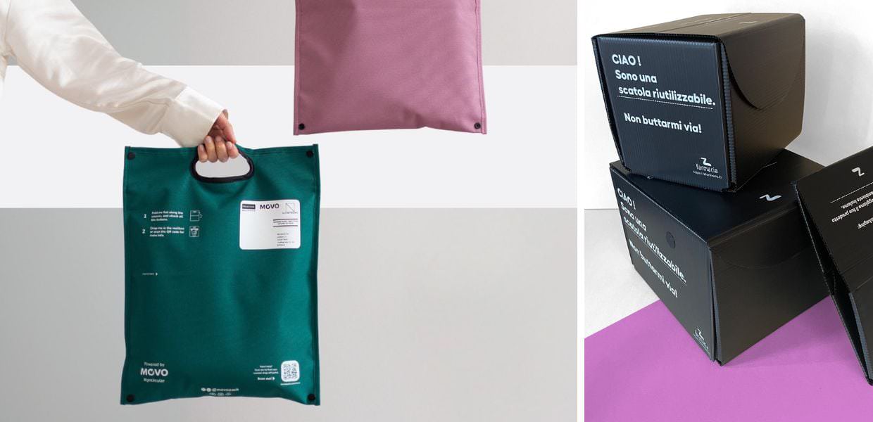 Packaging dell'e-commerce, non solo monouso. Movopack si può riusare fino a 20 volte