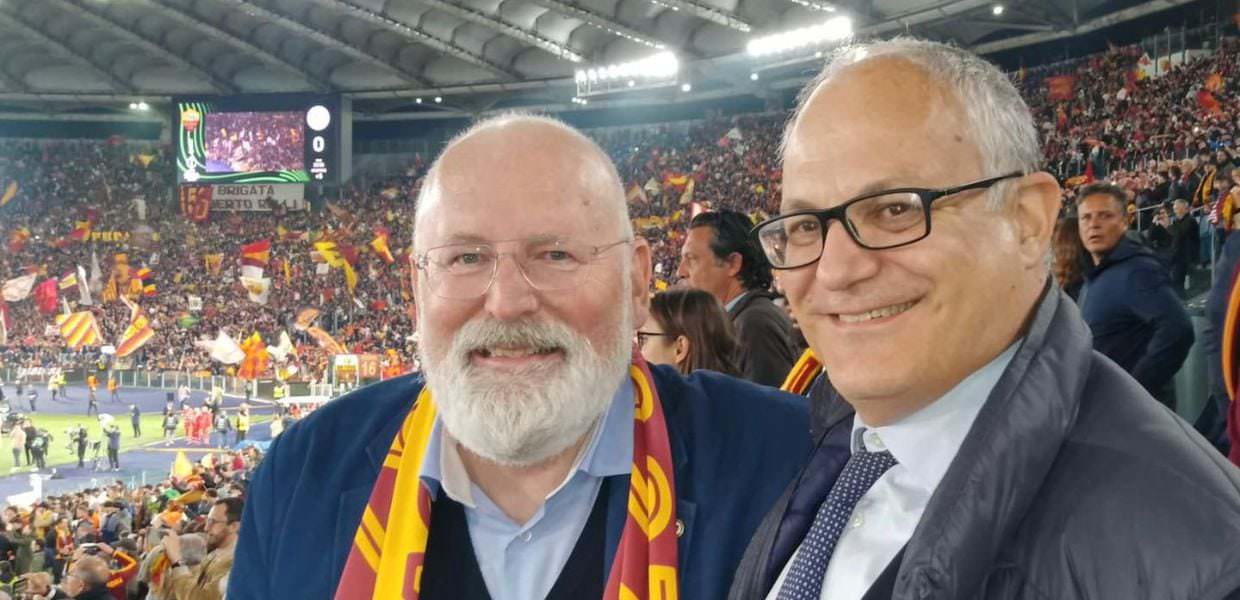 frans timmermans stadio roma roberto gualtieri