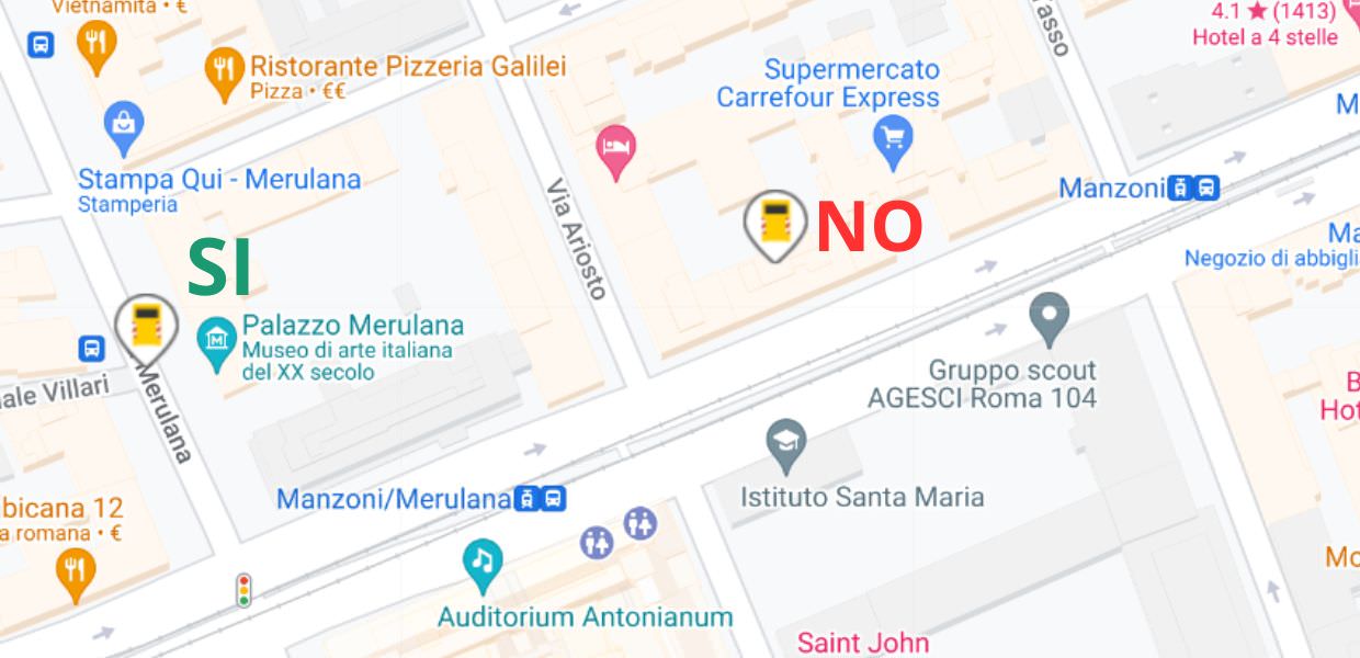 mappa cassonetti gialli roma