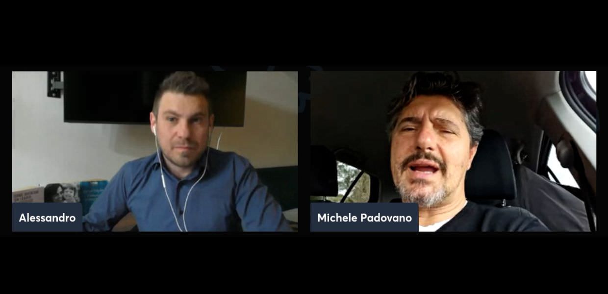 ‘Tra la Champions e la Libertà’, la storia dell’ ex calciatore Michele Padovano. foto Cavalieri e Padovano