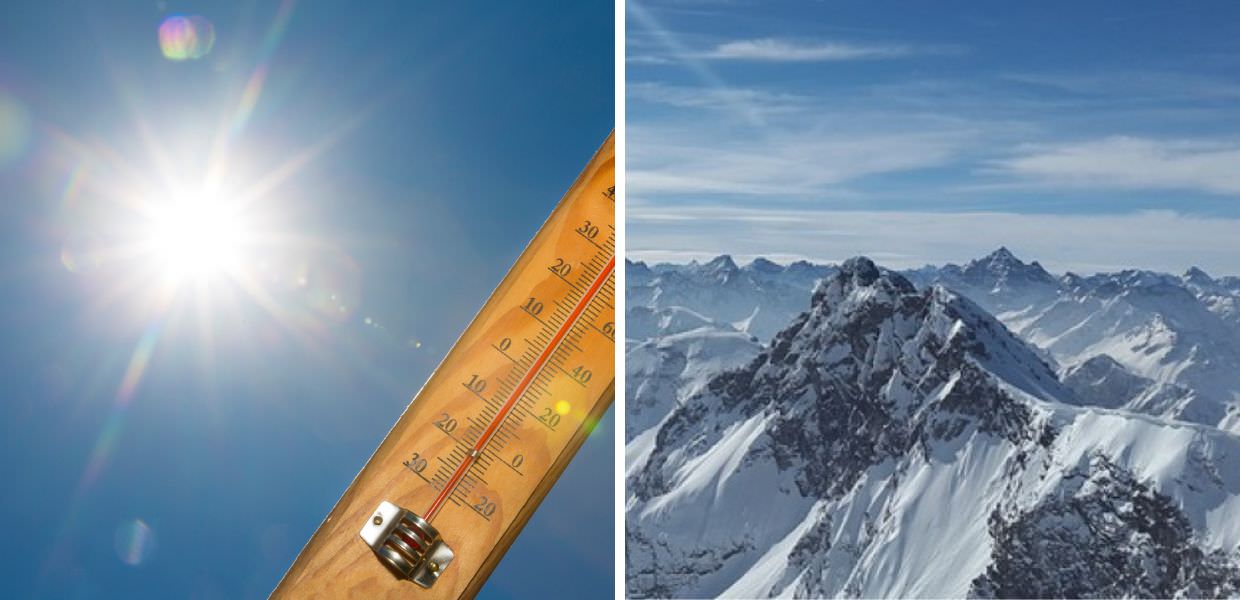 meteo previsioni italia caldo valanghe