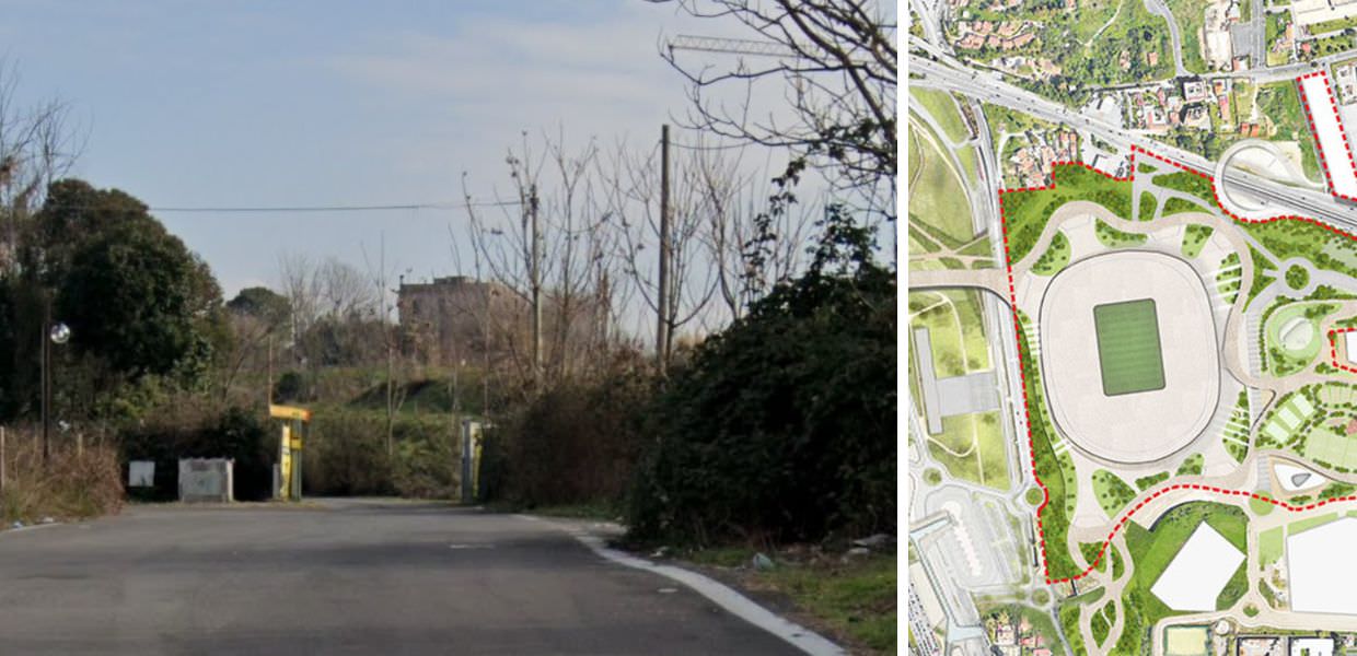 stadio della roma pietralata rilievi archeologici