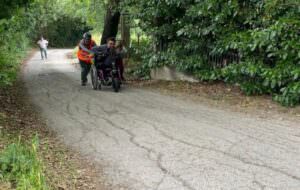 Inclusività, da Ancora a Roma, in cammino per l’accessibilità ‘Sui passi di Francesco’, foto percorso