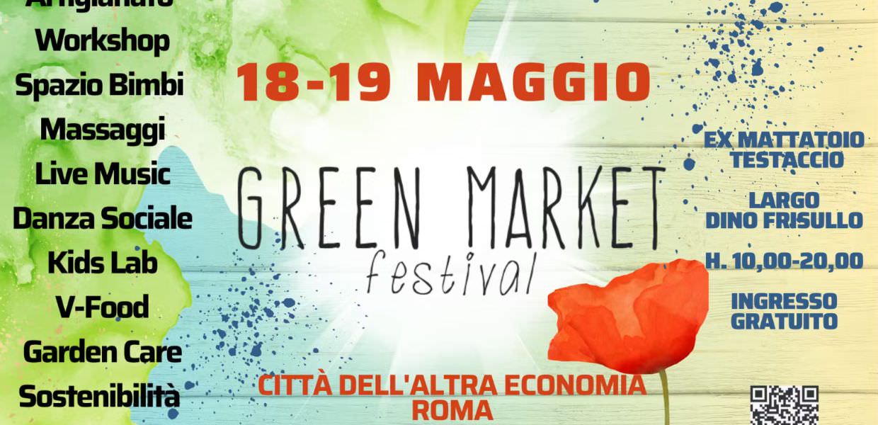 Roma, a Testaccio torna il Green Market Festival