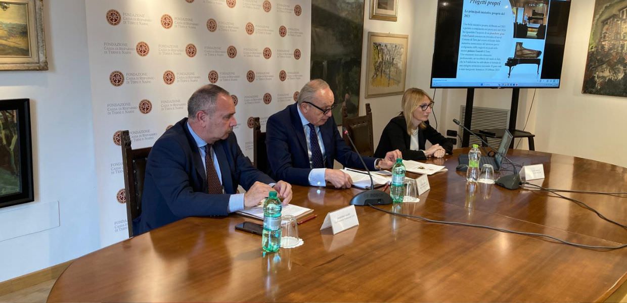 Terni, Fondazione Carit, nel 2023 erogati 9 milioni per il territorio