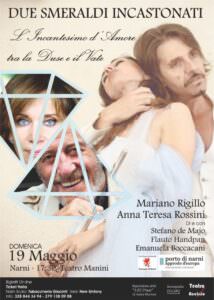 Umbria, a Terni e Narni eventi per ricordare ed omaggiare l’attrice Eleonora Duse, locandina spettacolo 19 maggio