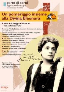 Umbria, a Terni e Narni eventi per ricordare ed omaggiare l’attrice Eleonora Duse, programma 18 maggio
