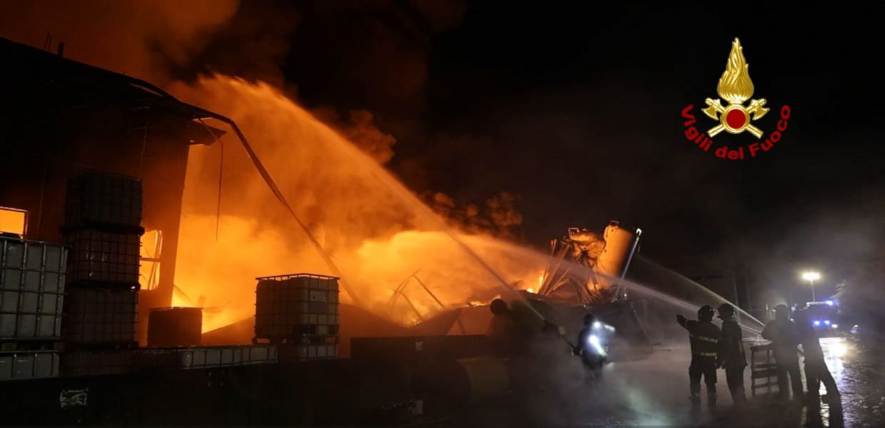 incendio altavilla vicentina arpa veneto