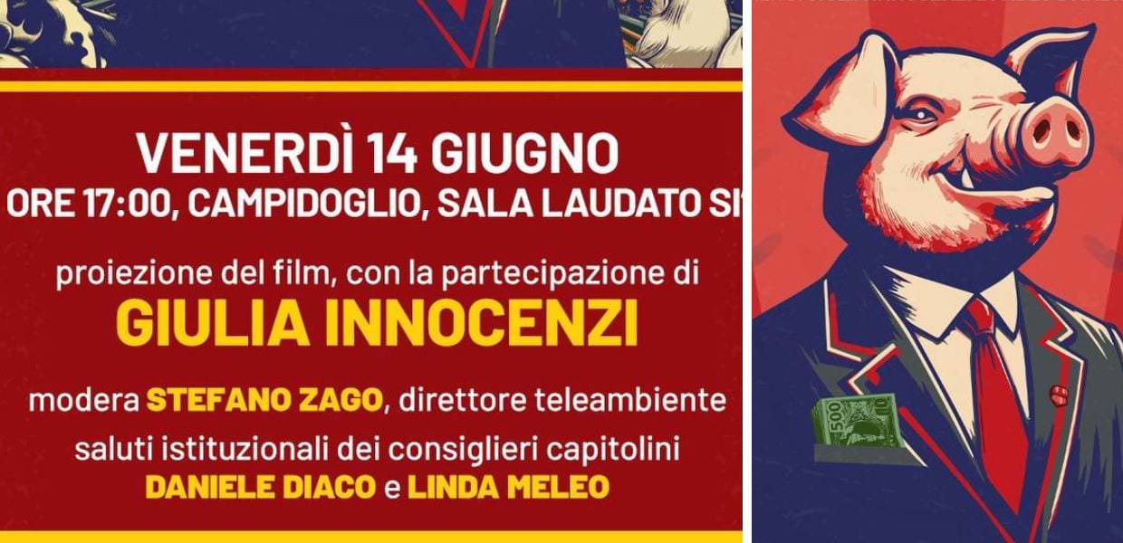 Food for Profit, al Campidoglio la proiezione del film di Giulia Innocenzi