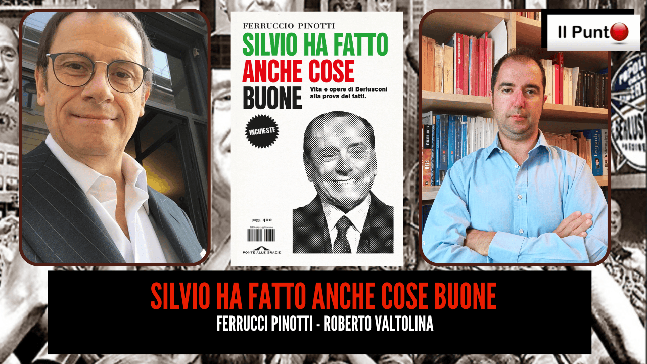 Nuova puntata del Punto questa sera alle 22.30 su TeleAmbiente, canale 18 del DTT Lazio e Umbria e 221 nazionale. Ospiti della trasmissione Ferruccio Pinotti e Roberto Valtolina, che presentano il libro "Silvio ha fatto anche cose buone" - Ed. Ponte alle Grazie.