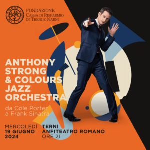 Musica, a Terni arriva il crooner londinese Anthony Strong, locandina evento