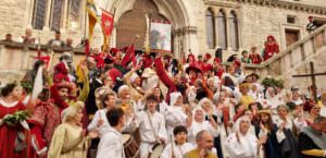 Perugia 1416, il magnifico rione di Porta Sole ha vinto il Palio 2024, festeggiamenti Porta Sole