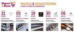 Umbria, Vino e Musica per cinque appuntamenti in cantina tra Montefalco e Bevagna, locandina