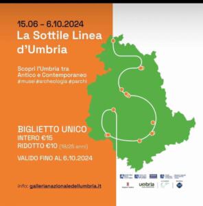 Umbria, la sottile linea della cultura, la nuova proposta per l’estate 2024, locandina