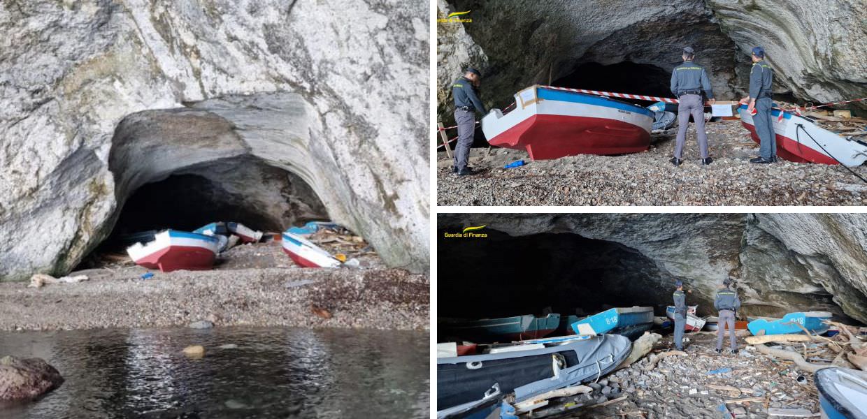 ponza grotta discarica abusiva relitti