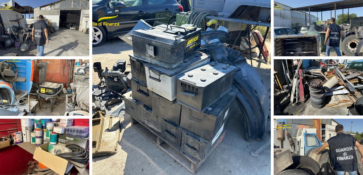 rifiuti carrozzeria abusiva sequestrata