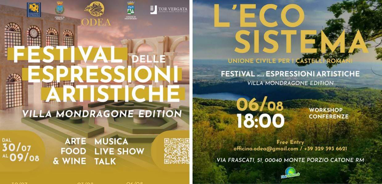 Festival delle Espressioni Artistiche, a Villa Mondragone l'evento su arte e territorio