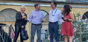 Perugia, a ‘Stranieri per una Notte’ fotografi, musicisti, pittori e grandi creativi, foto Rettore, professori e conduttrice