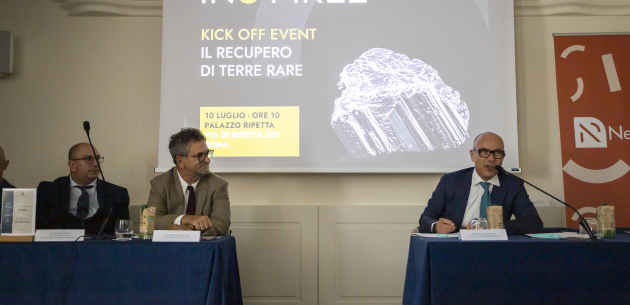 Presentato a Roma il progetto Inspiree 500 tonnellate di terre rare recuperate nell’impianto Itelyum