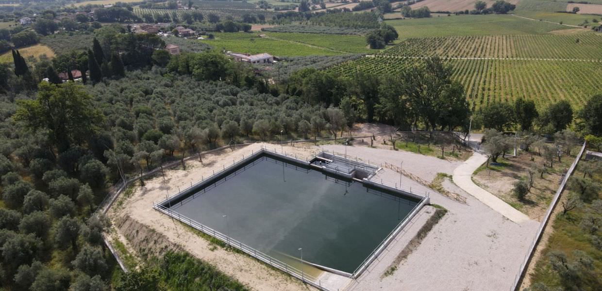 Sangemini (Tr), inaugurato un nuovo invaso da 5.500 metri cubi