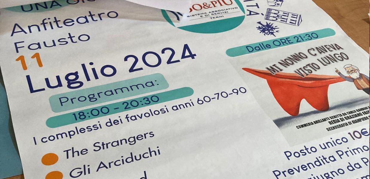Terni, all’Anfiteatro, l’11 Luglio è la ‘Giornata della Ternanità’