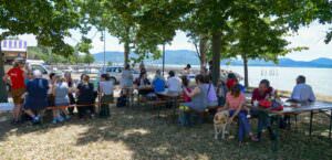Umbria, Lago Trasimeno, Slow Food tra natura, antichi mestieri e biodiversità, foto pranzo Lago Trasimeno
