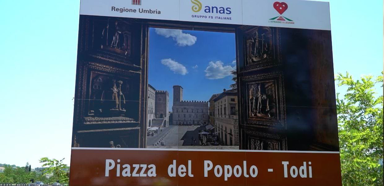 Umbria, nuova cartellonista sulla E45 per valorizzare i luoghi della regione