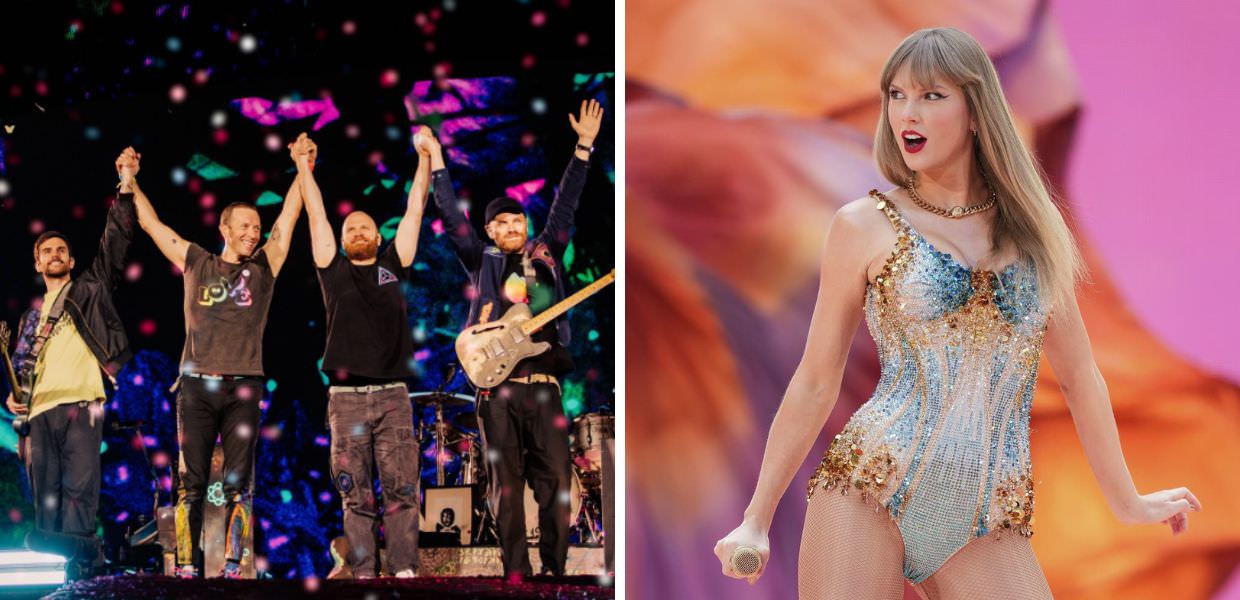 coldplay vs taylor swift sostenibilità