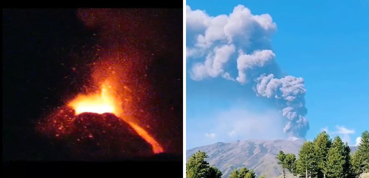 etna eruzione catania