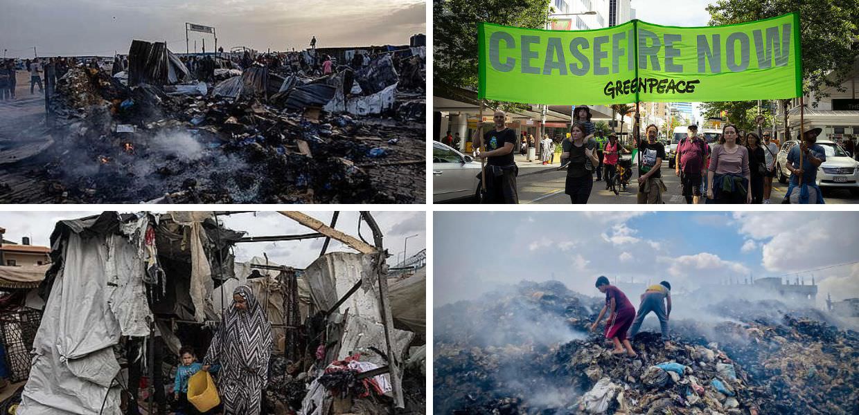 guerra gaza disastro ambientale greenpeace