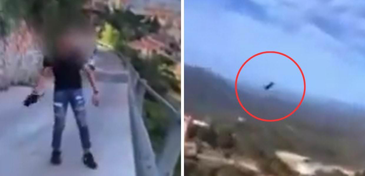 Gatto lanciato dal ponte a Lanusei, denunciati due ragazzi