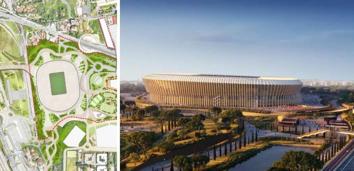 stadio della roma pietralata