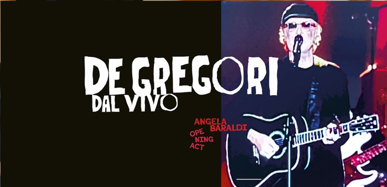 Musica, De Gregori in concerto a Perugia e Roma