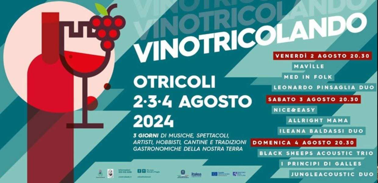 Otricoli (Tr), dal 2 al 4 Agosto, torna Vinotricolando