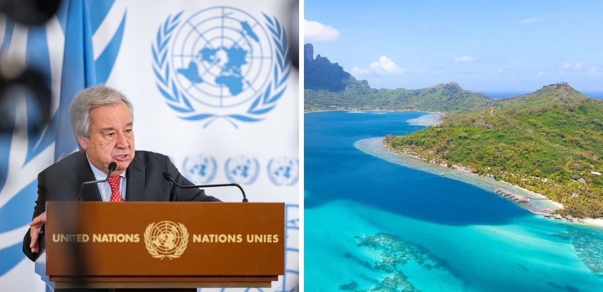 Presto le isole del Pacifico saranno sommerse, l'allarme lanciato dal segretario generale dell'ONU