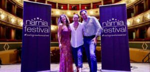 Spettacolo, la 13° edizione del Narnia Festival ha battuto tutti i record, foto Pegoraro, Povia e Porzio