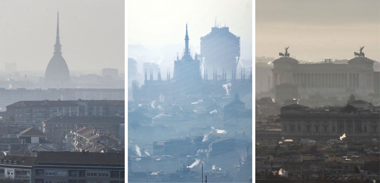 inquinamento aria italia