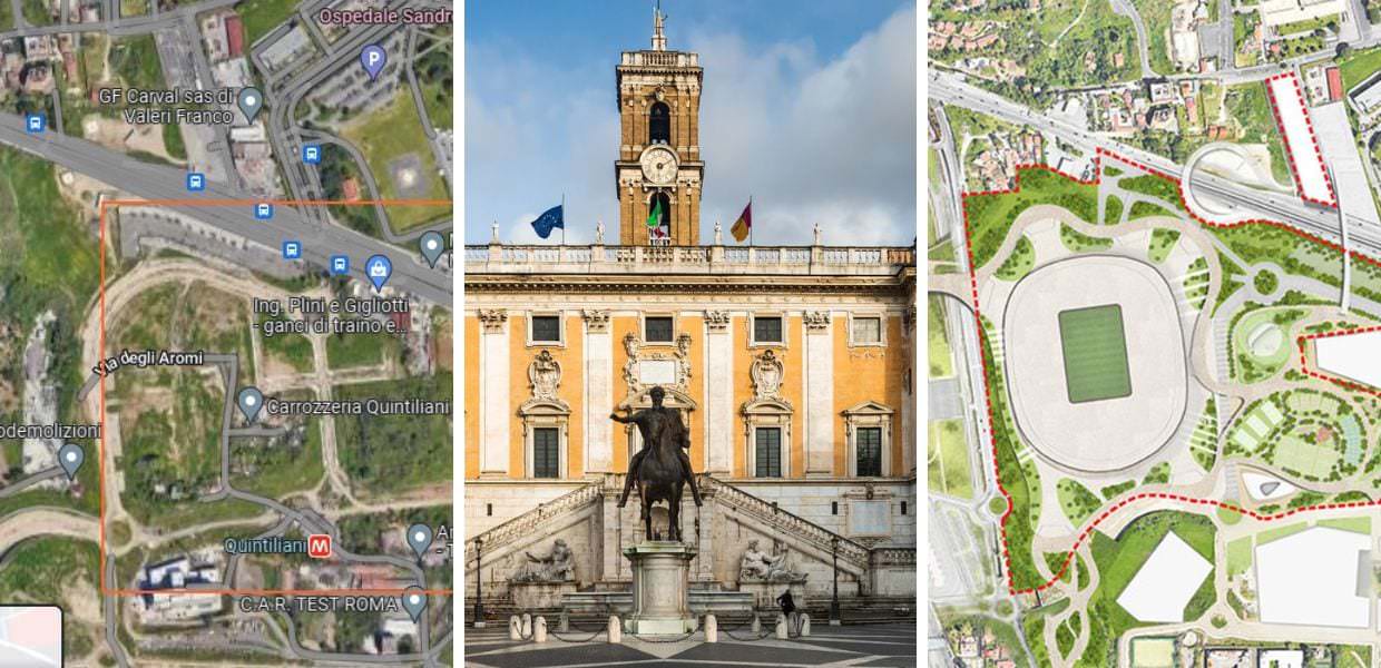 stadio della roma sgomberi