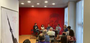 Libri, Gianfranco Mascia e la sua dedica d’amore ne ‘Il Buono in Umbria’, foto presentazione Mascia