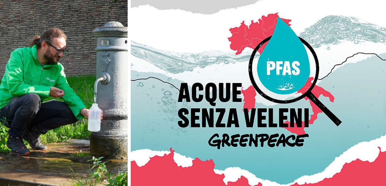 PFAS, la spedizione di Greenpeace Acque senza veleni si sposta al centro e al sud