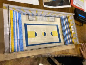 Provincia di Terni, la Presidente Pernazza a metà mandato “Ogni obiettivo raggiunto”, modellino palazzetto Itt, Terni