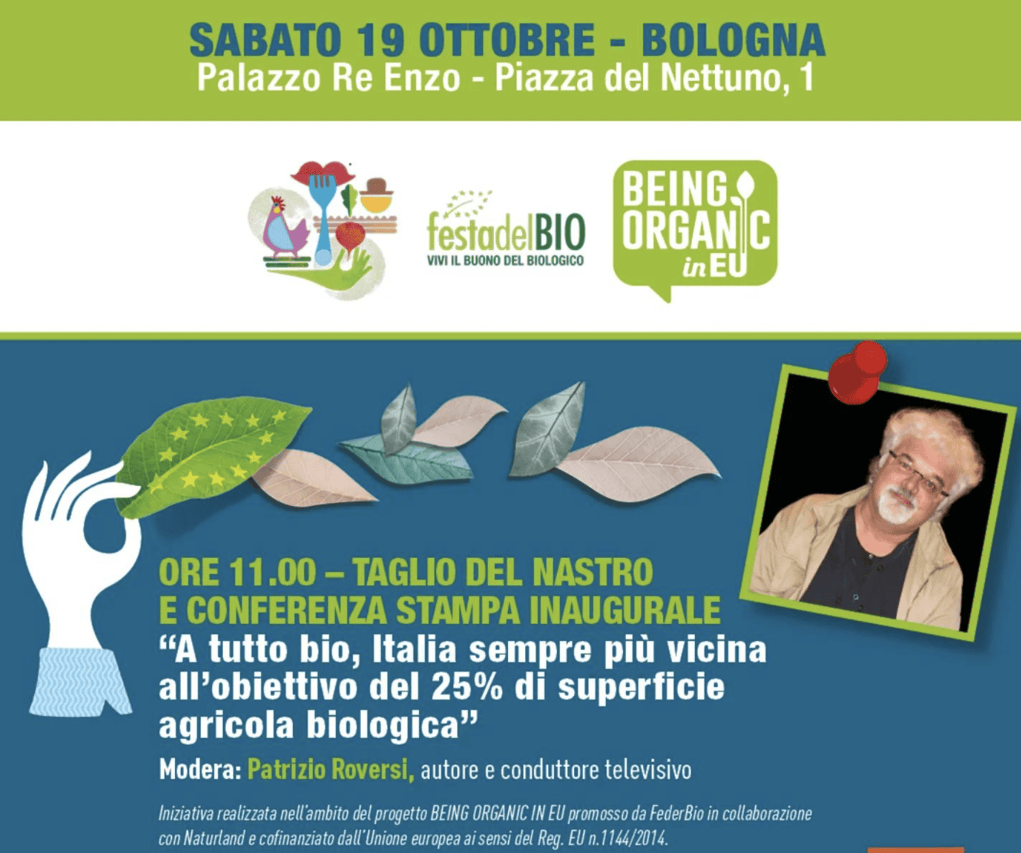 Festa del BIO di Bologna, "Il biologico come soluzione alla crisi climatica”