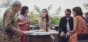 Umbria, a Montone e Umbertide, 'Umbria Film Festival' tra cinema, territorio ed enogastronomia, foto gente in cantina