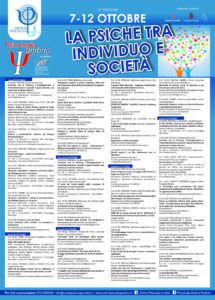 Umbria, al via Psicologia Umbria Festival, oltre 40 appuntamenti fino al 12 ottobre, locandina