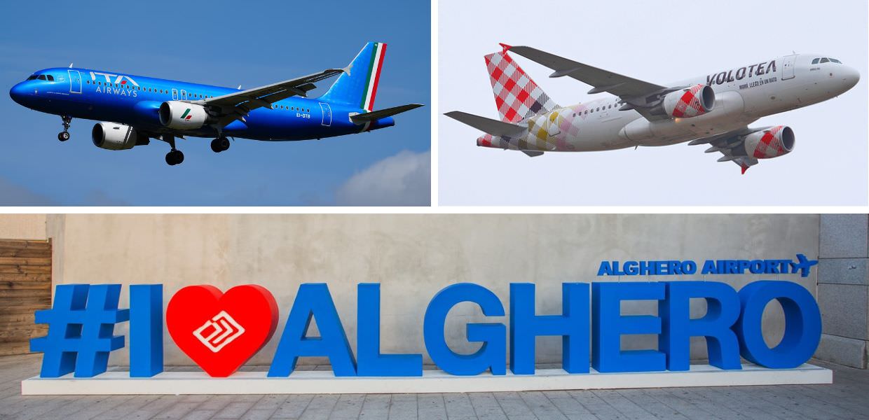 Trasporti, ITA Airways e Volotea salvano i voli tra Roma e Alghero