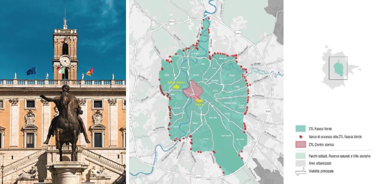 ztl fascia verde roma 1 novembre 2024