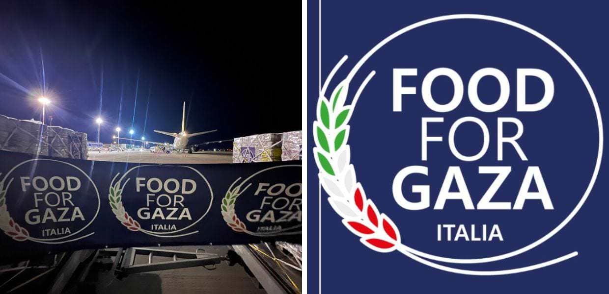 Food for Gaza, partito un convoglio di aiuti umanitari dall'Italia