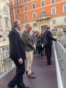 Roma, inaugurata la passerella panoramica della Fontana di Trevi
